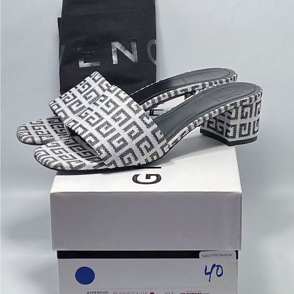Givenchy 4G Heel Mule Sandals size 39.5 - Picture 10 of 13